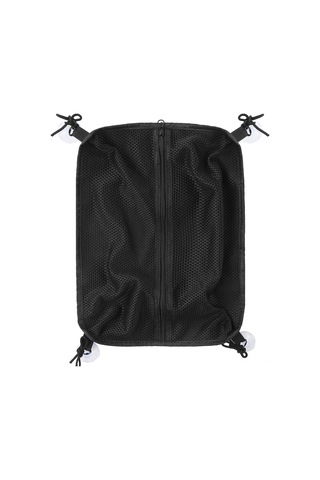 Vkemall Sup Aletleri İçin Nefesli Ağ Desenli Depolama Çantası - 4 Emme Çubuğuyla Tahta Tutucu - 39.5x29.5cm