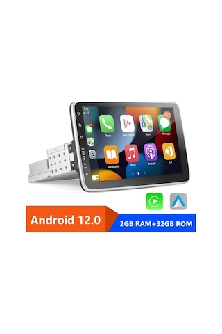 Exvol Android Multimedya 10,1 İnc 360 Dönen Carplay 2/32gb Hdıps