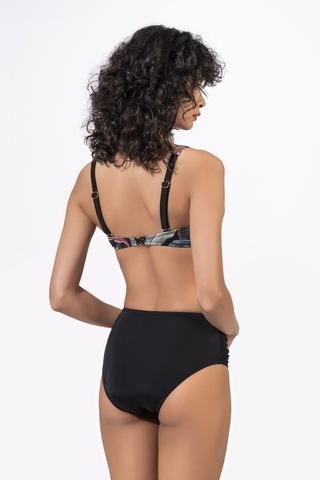 Endeep Kadın Büzgü Detaylı Toparlayıcı Bikini Takımı Siyah