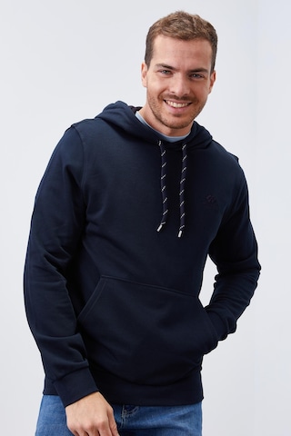 Tommy Life Lacivert Kanguru Cep Standart Kalıp Kapüşonlu Erkek Sweatshirt - 87872 Lacivert
