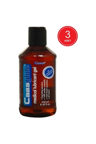 Cabs Glide Su Bazlı Kayganlaştırıcı Jel 3 x 250 ML