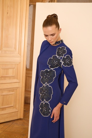 Senna Rosalın Dress Lacivert Lacivert