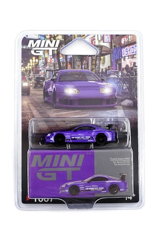 Mini Gt Mini Gt 1/64 Toyota Supra A80 Top Secret Gt-300 Top Secret Purple - Blister Paket 1067