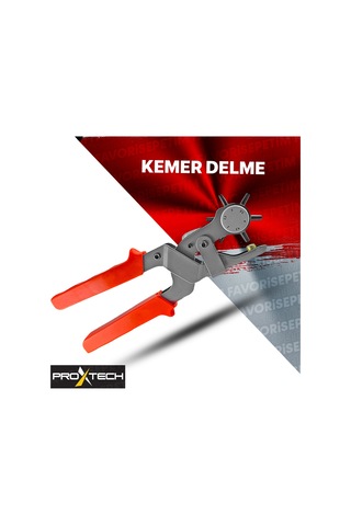Pro 6 Farklı Boyutta Kemer Delme Pensesi Kemer