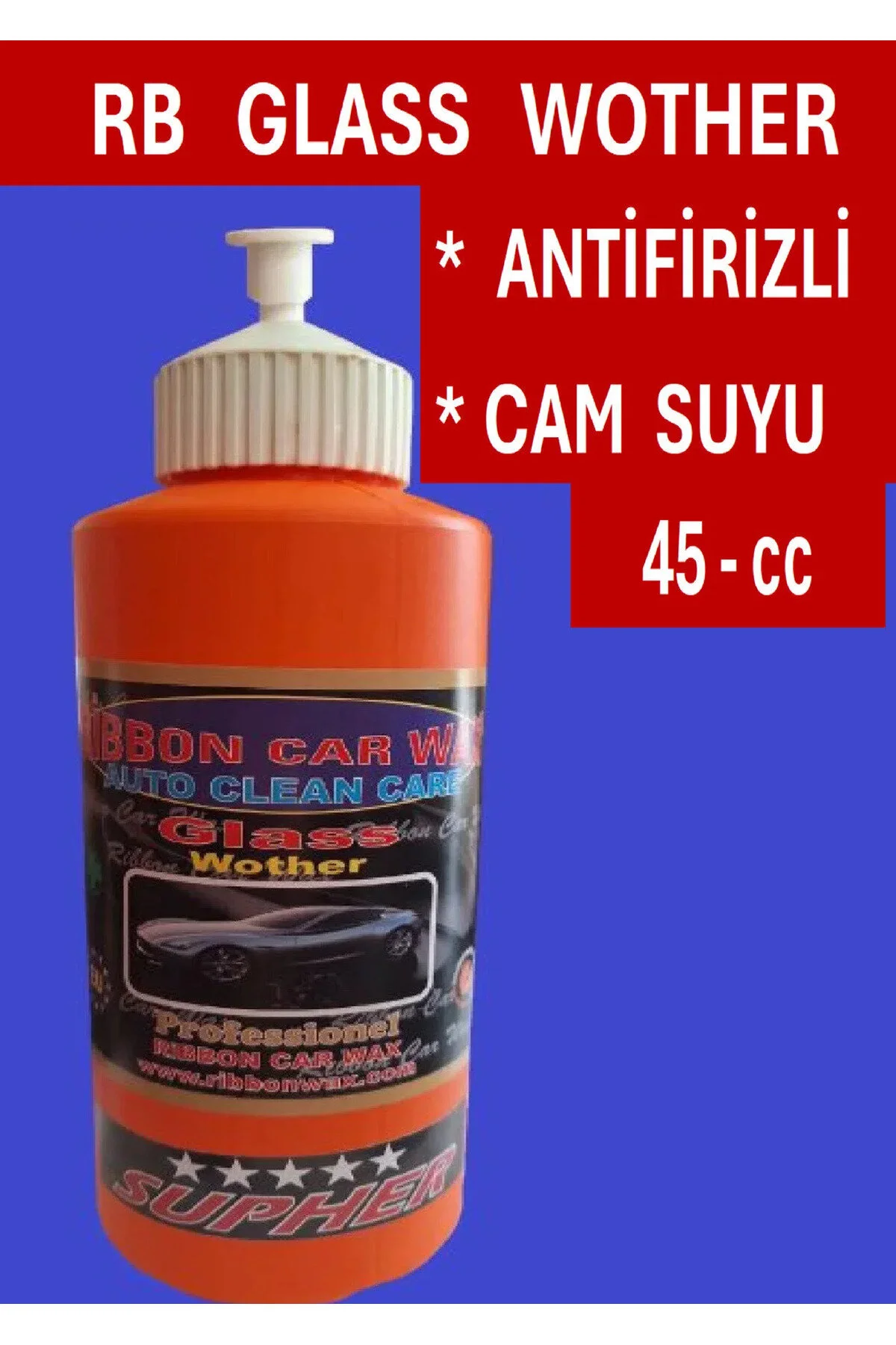 Rb Glass Wother Antifrizli Cam Suyu 1 Lt -45 Cc