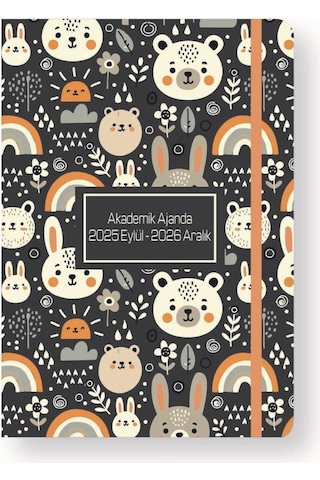 Lizy 2025 Eylül - 2026 Aralık Ciltli Akademik Ajanda Tasarım-7 Sarı