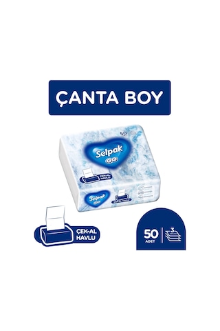 Selpak Go Çek-al Havlu 12 50 Yaprak