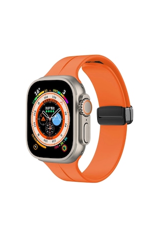 Apple Uyumlu Watch Ultra 49mm Zore Krd-84 Silikon Kordon