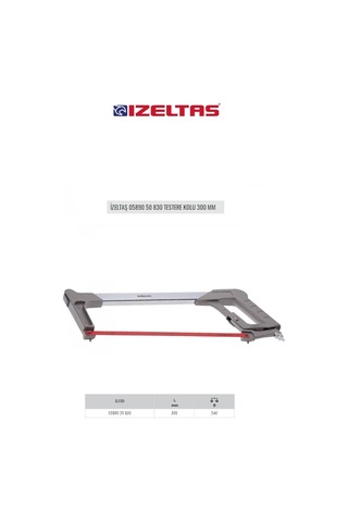 İzeltaş 05890 50 830 Testere Kolu 300 Mm
