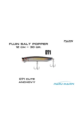 Fujin Salt Popper Sp120sw Sahte Balık, 071 Cute Anchovy