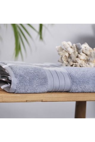 Karaca Home Aquasoft %100 Pamuk Banyo Havlusu 85 cm x 150 cm Mavi