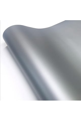 Stickieart Stickerart Silver Gümüş Renk Yapışkanlı Folyo Mat Yüzey 61 Cm 1 Metre