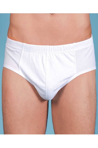 Berrak Erkek Slip Külot - 1050-Beyaz Berrak Erkek Slip Külot - 1050-Beyaz