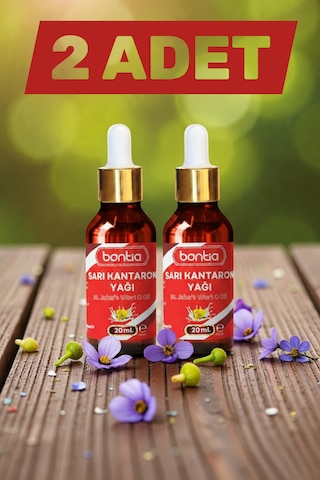 Sarı Kantaron Yağı 2x20 Ml Zeytinyağı Maserasyon, Eklem & Kas , Yara Tahriş  40 ML