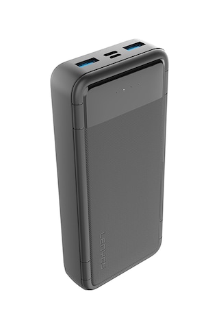 Lenyes PX233P 10 W 20000 mAh Led Işık Göstergeli Taşınabilir Powerbank Siyah