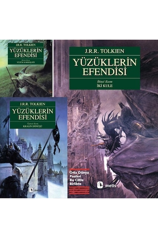 Yüzüklerin Efendisi 3 Kitaplık Set Hepsi Bir Arada Yüzüklerin Efendisi 3 Kitaplık Set Hepsi Bir Arada