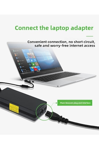 Primex Px-ync15 1.5 Metre Yonca Power Kablosu, 3x0.75mm Notebook Adaptör Power Kablo, Full Bakır Power Kablo