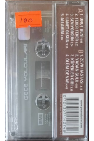 Plak Değildir Kaset Tir Gece Yolcuları Açılmamış Jelatininde Ka
