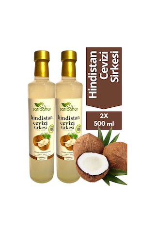 Hindistan Cevizi Sirkesi 500 Ml 2'li Paket - Organik Doğal Fermantasyon