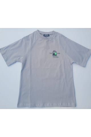Marions Erkek Çocuk Chıldren Yazılı Tshirt-6986-grı Gri