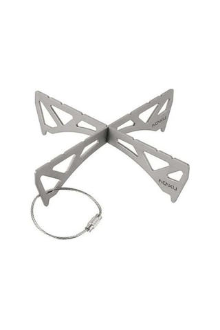 Bloomnest Titanyum/tencere Taşınabilir Reaktör Rafı Paslanmaz Ocak Mini Mekan Lixada İçin Gümüş Dış Çelik Çapraz Buhar Braketi Ayak Pv Gümüş