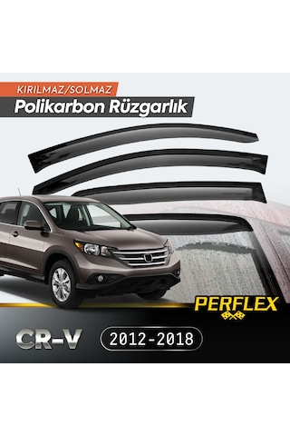 Honda Cr-v 2012-2018 Cam Rüzgarlığı V2 Düz - 9076425544185rx8
