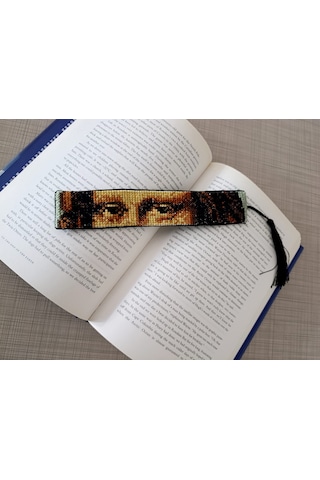 Mona Lisa Kanaviçe Kitap Ayracı