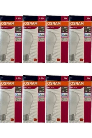 Osram 13w 100w 6500k Beyaz Işık E27 Duylu Led Ampul 8 Adet