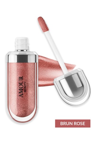 Amour Amour 3d Hydra Nemlendirici Dudak Parlatıcısı Işıltılı & Hacim Veren Lip Gloss 21 Brun Rose