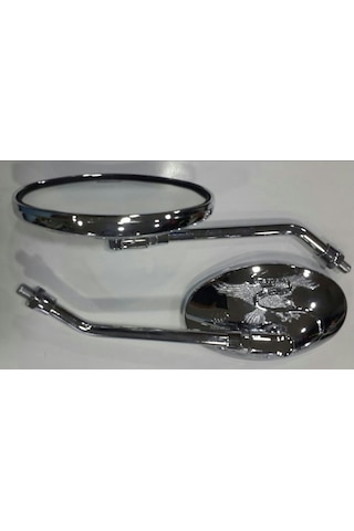Ayna Motor Nikel 10 Mm Chopper, Kartal, Kartal Desenli