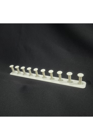 Takı Kanca Rayı Organizer Askılık 10 Bölmeli Askılık 14 Cm Beyaz