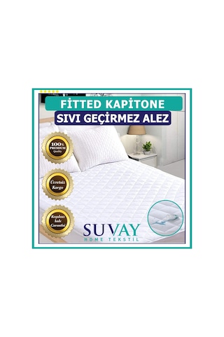 Suvay Kapitone Fitted Su Sıvı Geçirmez Alez Tek Ve Çift Kişilik