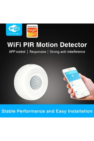 Tuya WiFi PIR hareket sensörü kablosuz kızılötesi dedektör