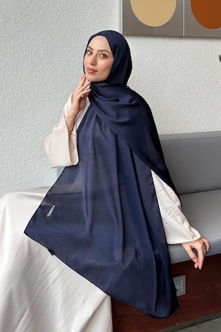 Flora Tekstil Janjan Trend Parlak Saten Dokulu Abiye Şifon Işıl Şal Jan-şal-2510 Lacı