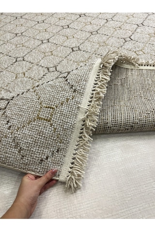 Sanat Halı Lora Plus 3925 Bej İskandinav Halı