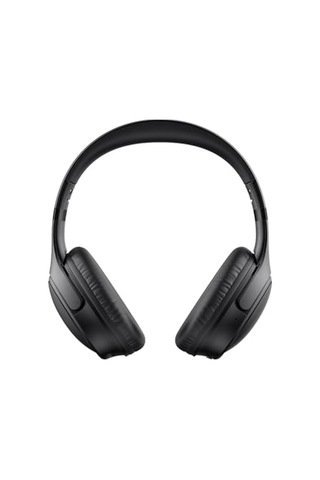 Tech Bluetooth Kulaküstü Katlanabilir Kablosuz Kulaklık 63 Saat Batarya Tf Kart Desteği Siyah