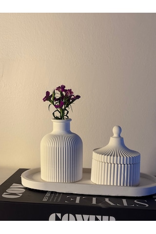 Bernami Mumluk Şamdanpinterest Stantlı Zarif Kutulu Vazo Set Dekor Diğer