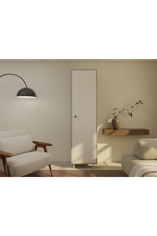 Harput Çok Amaçlı Tek Kapaklı Banyo Dolabı Külgri Beyaz