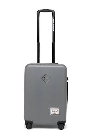 Herschel Heritage Hardshell Darbeye Dayanıklı Tekerlekli Kabin Boy Valiz 43 L Koyu Gri