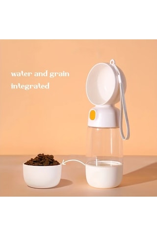 Willowhaven Yeşil 2si 1 Arada Taşınabilir Köpek Su Şişesi Yem Kabı Sızdırmaz Seyahat