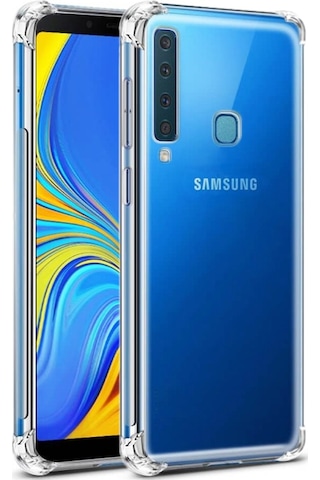 Samsung Uyumlu Galaxy A9 2018 Kilif Köse Korumali Seffaf Silikon Kapak 393046776