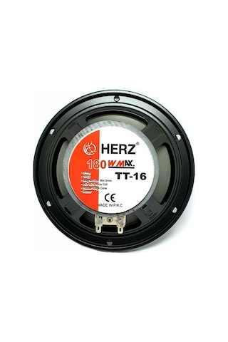 Herz 16Cm 180Watt Tweeterli Oto Hoparlör - 1Adet