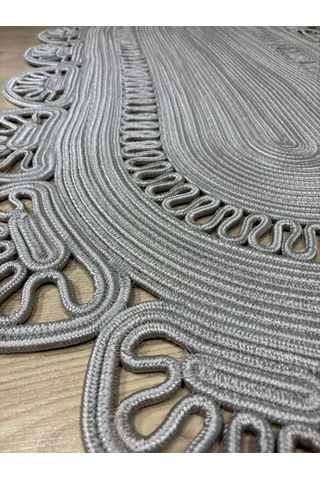 Matrix Jüt Kilim, Paspas, Mutfak Halısı, Banyo Paspası, Kilim, Halı, Oturma Odası Halısı Gri