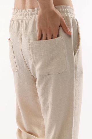 Cedy Denim Erkek Keten Yüksek Bel Lastikli Bol Kesim Pantolon C350 001