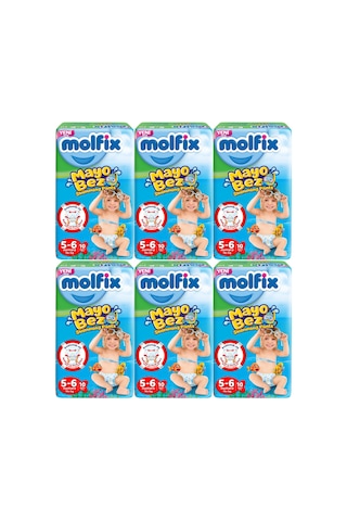 Molfix Swimming Pants Mayo Bez 5 - 6 Numara 6 x 10 Adet 6'lı