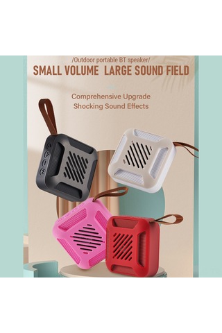 Leezsing "taşınabilir Su Geçirmez Bluetooth Hoparlör, Mikrofonlu, 36 Saat Çalma Süresi, Kablosuz Ses Sistemi"