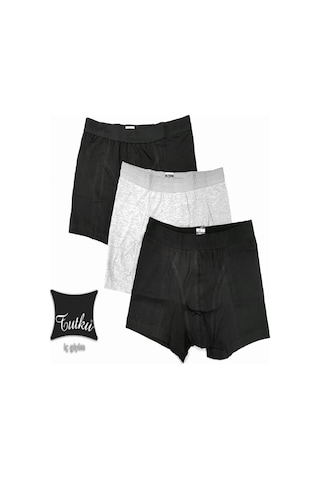 Tutku Erkek Likralı Elastan Boxer Siyah Renk 4'lü Paket Yeni Sezon Siyah