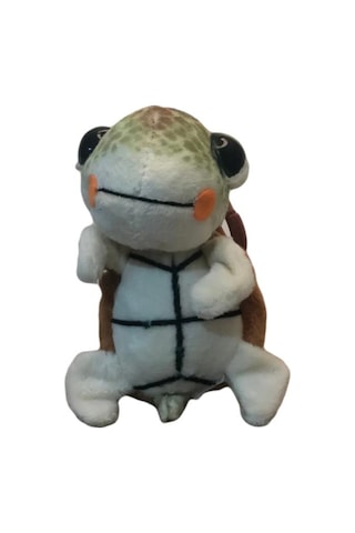 Selay Toys Oyuncak Peluş Anahtarlık Kaplumbağa Kahverengi 1536