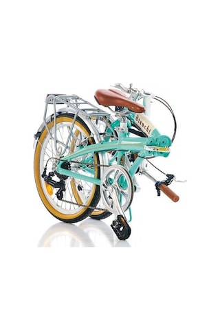 Bianchi New Vintage 20 Jant Katlanır Bisiklet Celeste Celeste - Krem