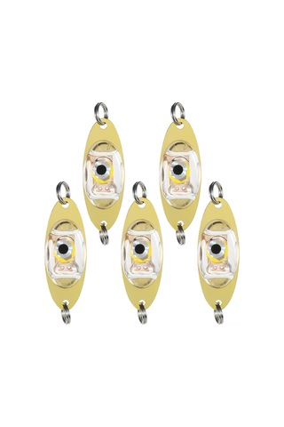 Tenfowee 5 Adet Metal Led Balık Çekici Işıklı Lova: Su Altında Parlar, Balıkları Çeker - Kırmızı, Beyaz, Mavi, Yeşil Ve Renkli